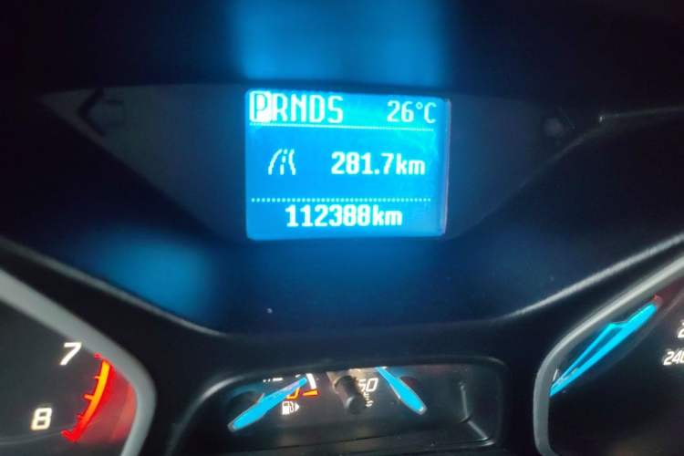 Used Ford Focus 2012 Sedan 1.6L Automatic Comfort Model Odometer Close Up
