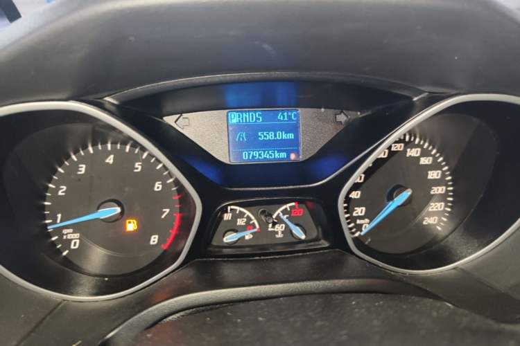 Used Ford Focus 2012 Hatchback 1.6L Automatic Comfort Model Odometer Close Up