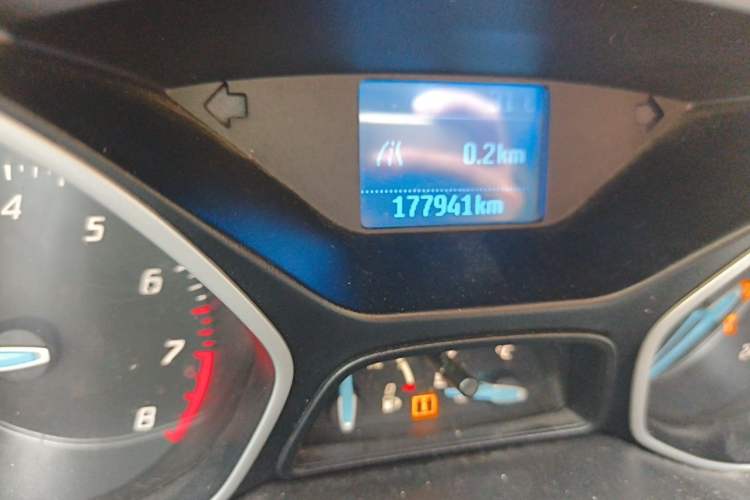 Used Ford Focus 2012 Hatchback 1.6L Manual Comfort Model Odometer Close Up