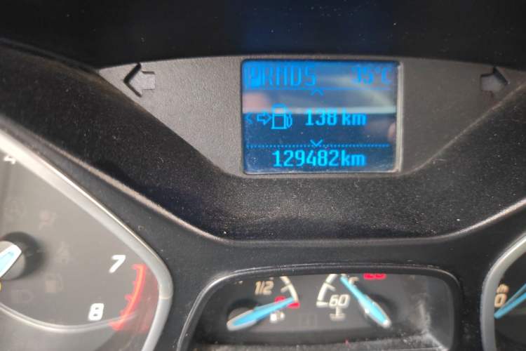 Used Ford Focus 2012 Hatchback 1.6L Automatic Fashion Edition Odometer Close Up