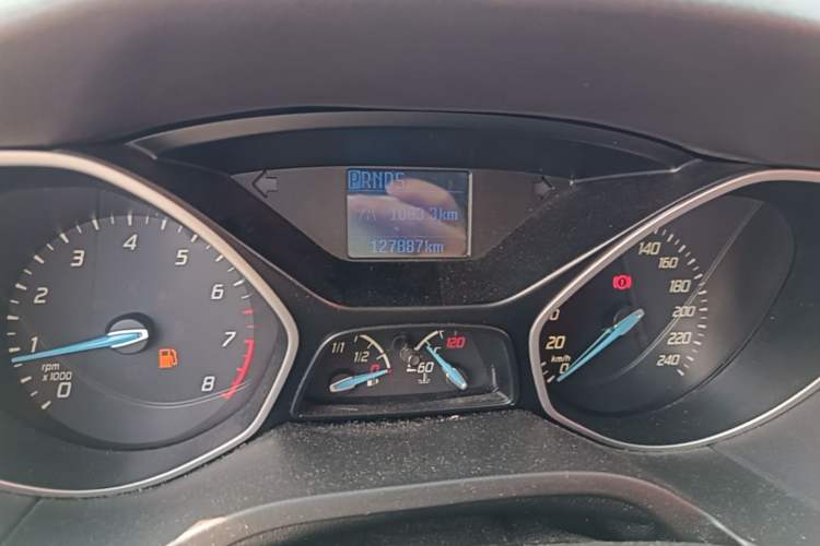 Used Ford Focus 2012 Hatchback 1.6L Automatic Comfort Model Odometer Close Up