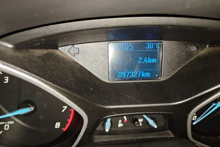 Used Ford Focus 2012 Hatchback 1.6L Automatic Comfort Model Odometer Close Up