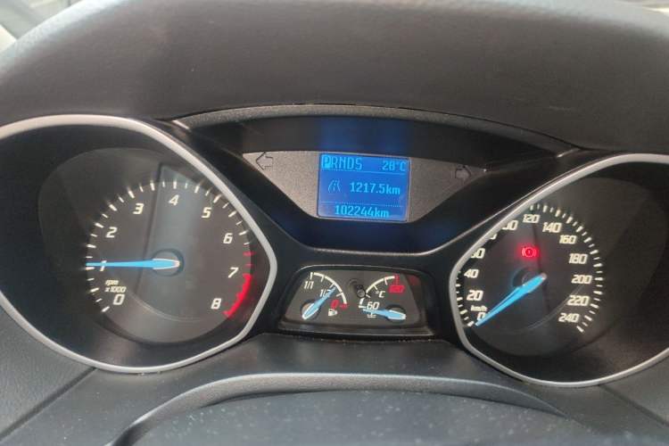 Used Ford Focus 2012 Hatchback 1.6L Automatic Fashion Edition Odometer Close Up