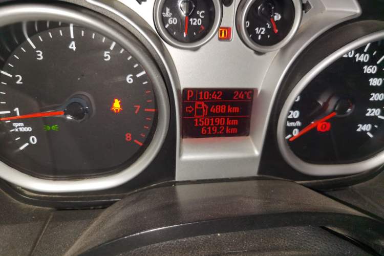 Used Ford Focus 2012 Hatchback Classic 1.8L Automatic Base Model Odometer Close Up