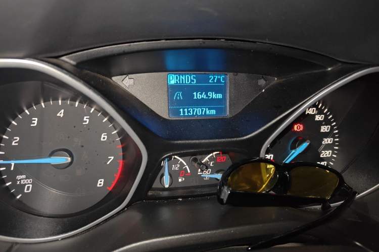 Used Ford Focus 2012 Hatchback 1.6L Automatic Comfort Model Odometer Close Up