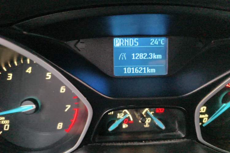 Used Ford Focus 2012 Hatchback 1.6L Automatic Comfort Model Odometer Close Up