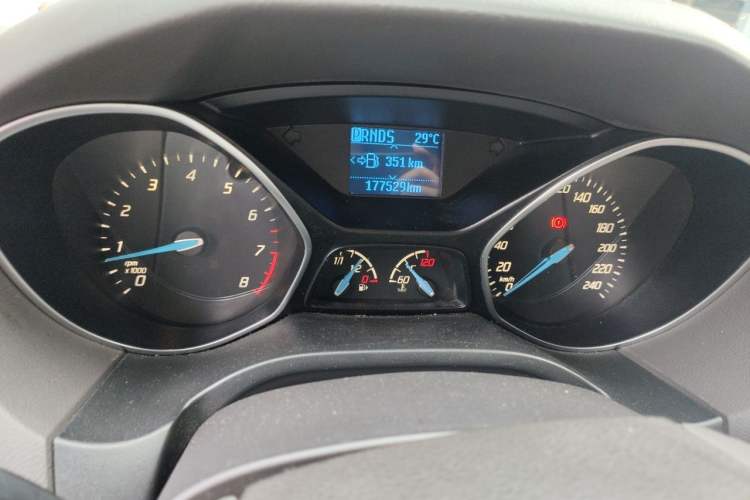 Used Ford Focus 2012 Hatchback 1.6L Automatic Fashion Edition Odometer Close Up