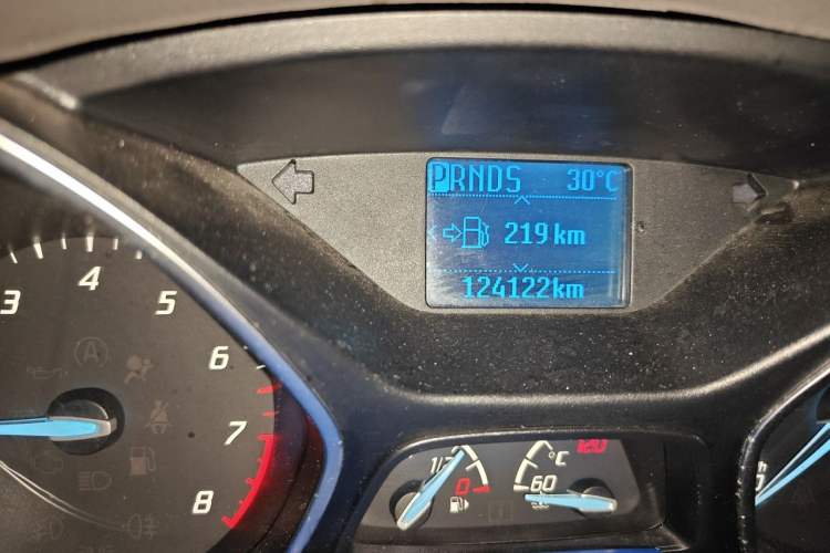 Used Ford Focus 2012 Sedan 1.6L Automatic Fashion Edition Odometer Close Up