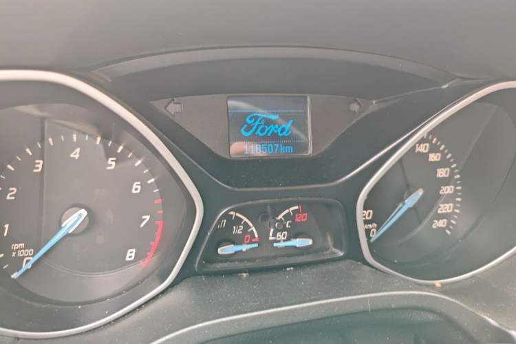 Used Ford Focus 2012 Hatchback 1.6L Automatic Comfort Model Odometer Close Up