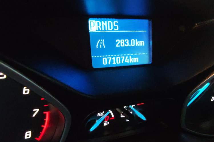 Used Ford Focus 2012 Hatchback 1.6L Automatic Comfort Model Odometer Close Up