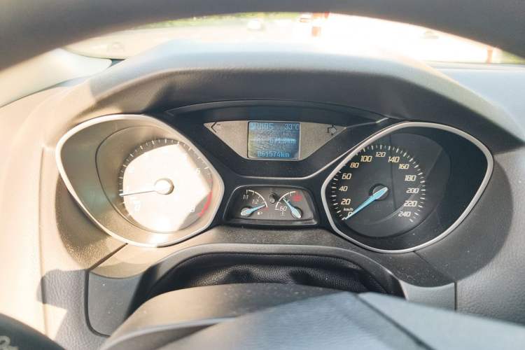 Used Ford Focus 2012 Hatchback 1.6L Automatic Comfort Model Odometer Close Up