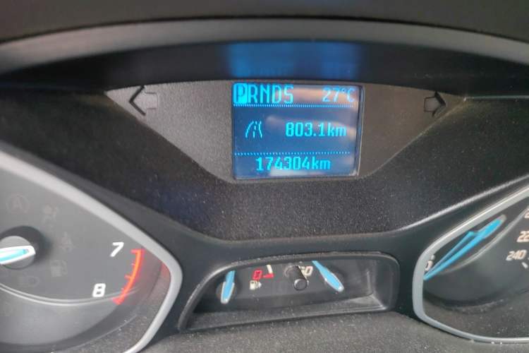 Used Ford Focus 2012 Hatchback 1.6L Automatic Comfort Model Odometer Close Up