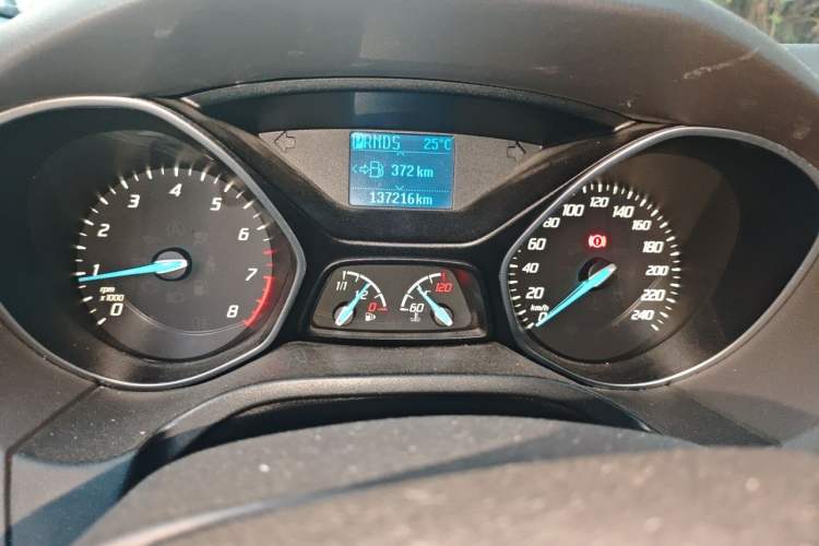 Used Ford Focus 2012 Hatchback 1.6L Automatic Fashion Edition Odometer Close Up