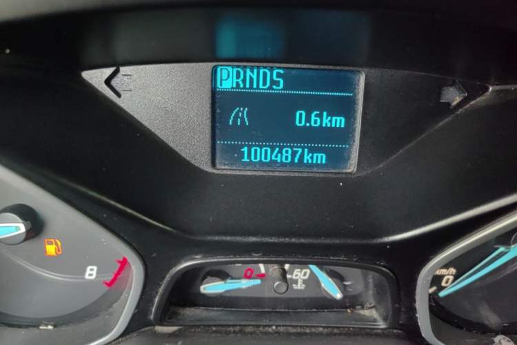Used Ford Focus 2012 Sedan 1.6L Automatic Comfort Model Odometer Close Up