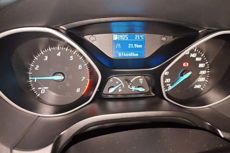 Used Ford Focus 2012 Hatchback 1.6L Automatic Comfort Model Odometer Close Up