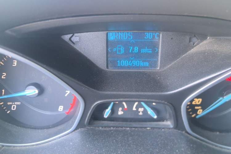 Used Ford Focus 2012 Sedan 1.6L Automatic Prestige Model Odometer Close Up