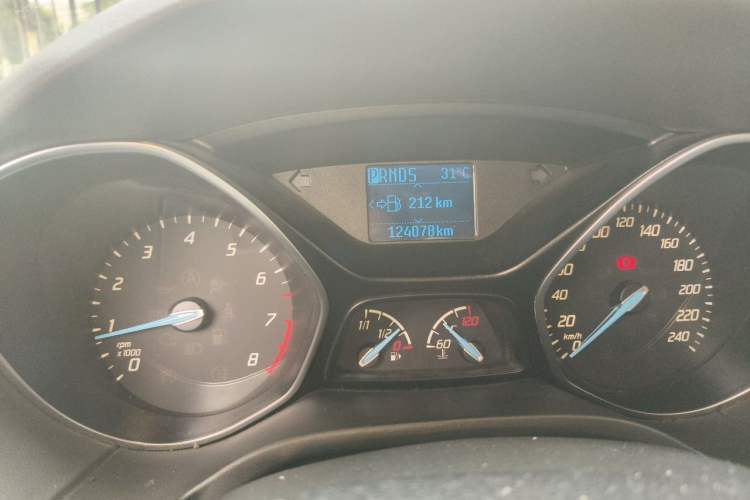 Used Ford Focus 2012 Hatchback 1.6L Automatic Fashion Edition Odometer Close Up