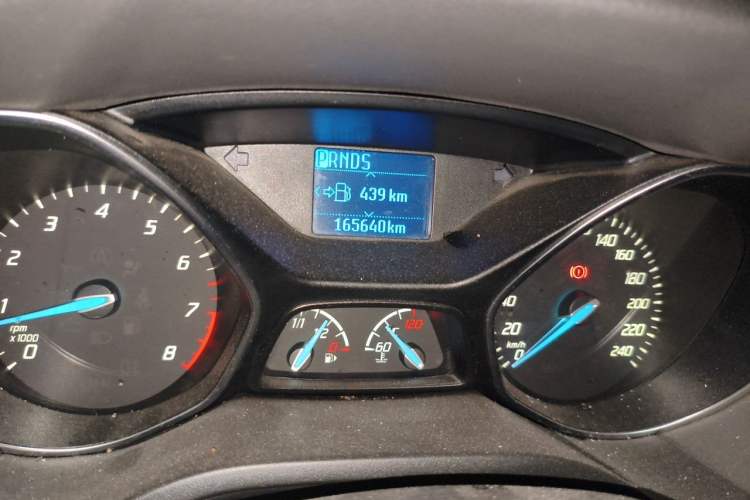 Used Ford Focus 2012 Hatchback 1.6L Automatic Fashion Edition Odometer Close Up