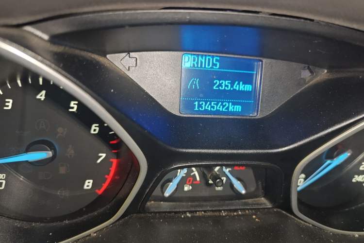 Used Ford Focus 2012 Sedan 1.6L Automatic Comfort Model Odometer Close Up