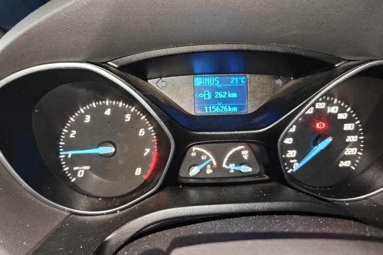 Used Ford Focus 2012 Hatchback 1.6L Automatic Fashion Edition Odometer Close Up