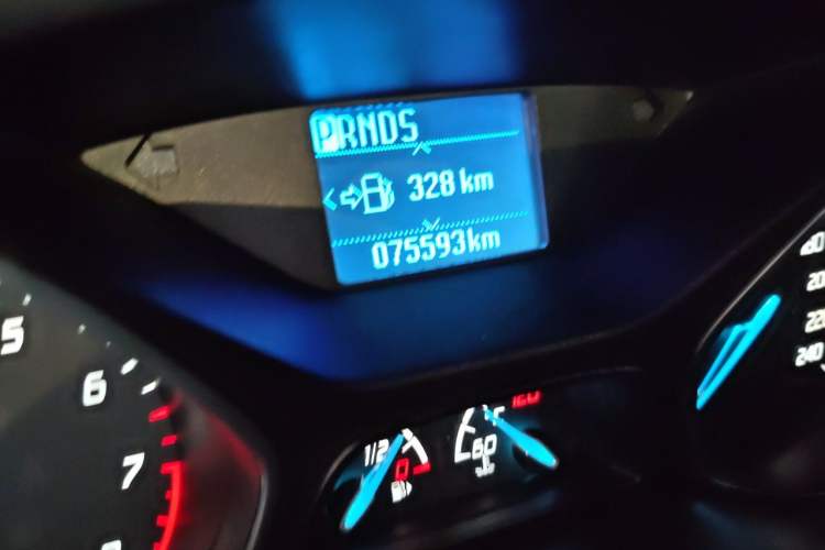 Used Ford Focus 2012 Hatchback 1.6L Automatic Fashion Edition Odometer Close Up