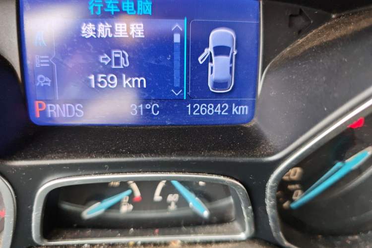 Used Ford Focus 2012 Hatchback 2.0L Automatic Luxury Sport Model Odometer Close Up