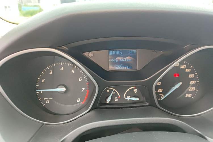 Used Ford Focus 2012 Hatchback 1.6L Automatic Fashion Edition Odometer Close Up