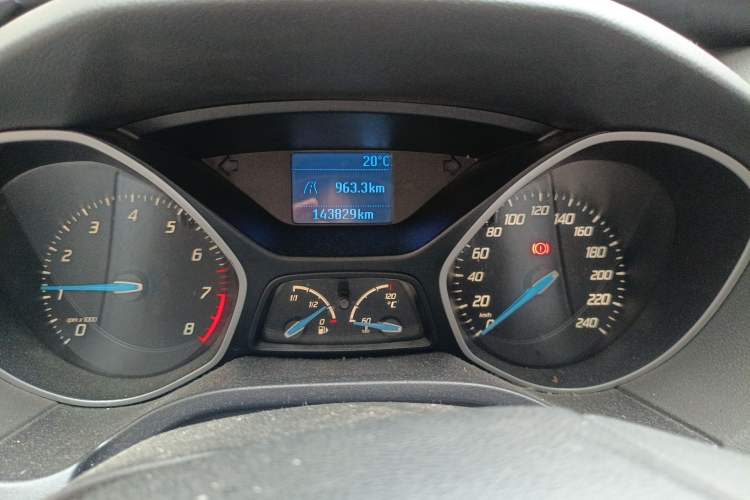 Used Ford Focus 2012 Hatchback 1.6L Manual Comfort Model Odometer Close Up