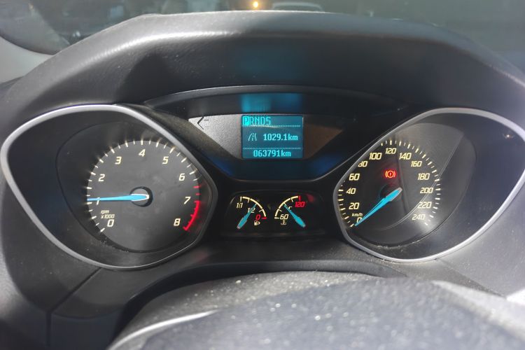Used Ford Focus 2012 Hatchback 1.6L Automatic Comfort Model Odometer Close Up