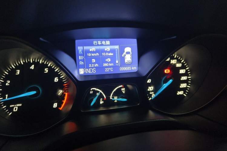 Used Ford Focus 2012 Hatchback 2.0L Automatic Luxury Sport Model Odometer Close Up