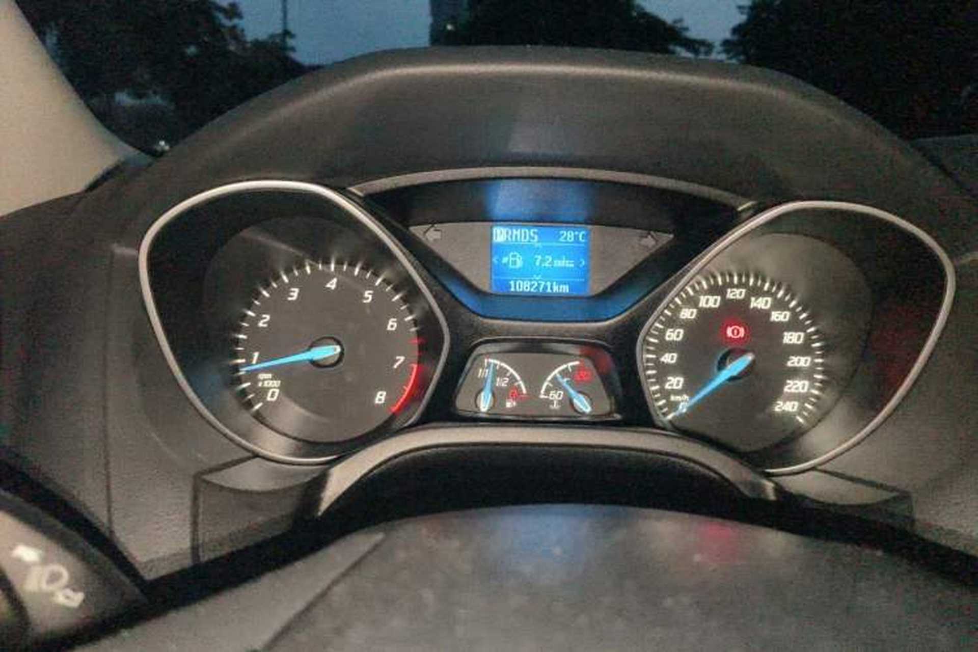 Used Ford Focus 2012 Hatchback 1.6L Automatic Fashion Edition Odometer Close Up