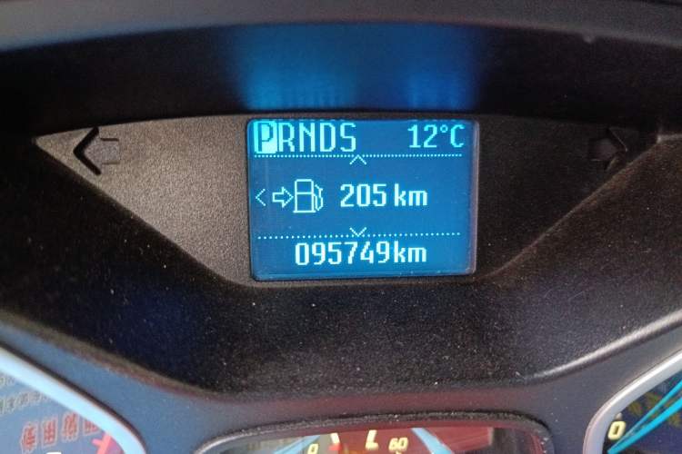 Used Ford Focus 2012 Hatchback 1.6L Automatic Fashion Edition Odometer Close Up