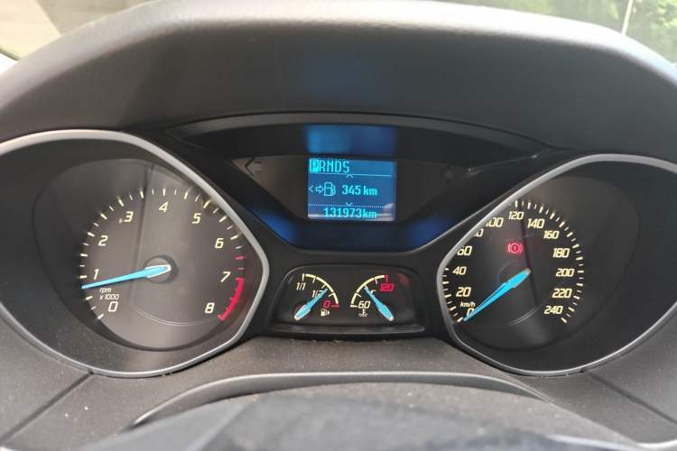 Used Ford Focus 2012 Hatchback 1.6L Automatic Fashion Edition Odometer Close Up