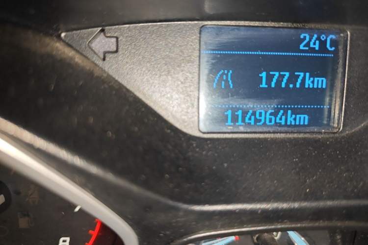 Used Ford Focus 2012 Hatchback 1.6L Manual Comfort Model Odometer Close Up