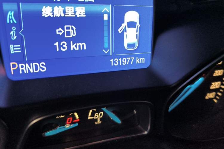 Used Ford Focus 2012 Hatchback 2.0L Automatic Luxury Sport Model Odometer Close Up