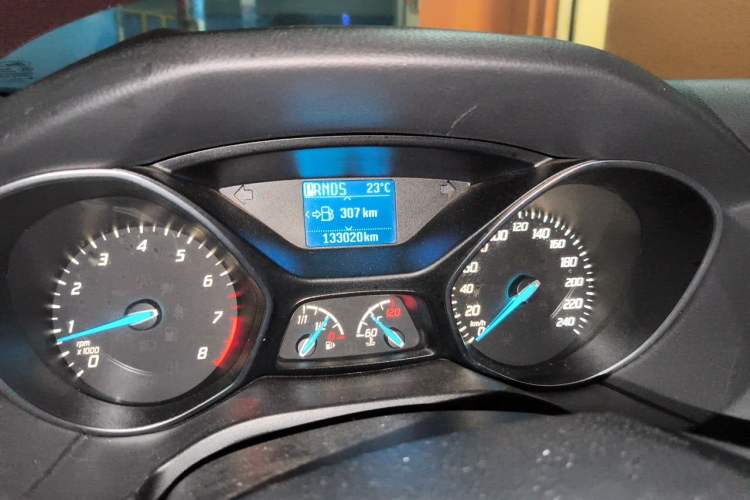 Used Ford Focus 2012 Hatchback 1.6L Automatic Fashion Edition Odometer Close Up
