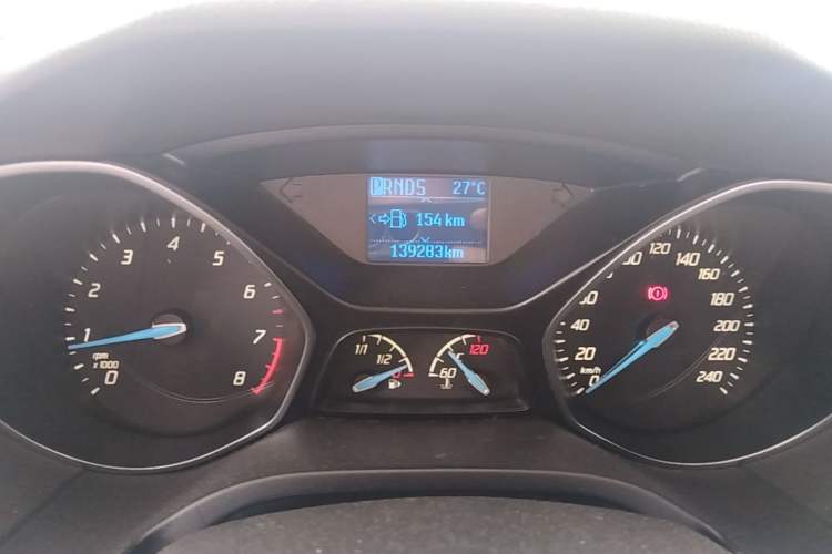 Used Ford Focus 2012 Hatchback 1.6L Automatic Fashion Edition Odometer Close Up
