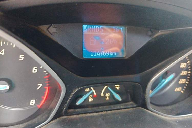 Used Ford Focus 2012 Hatchback 1.6L Automatic Fashion Edition Odometer Close Up