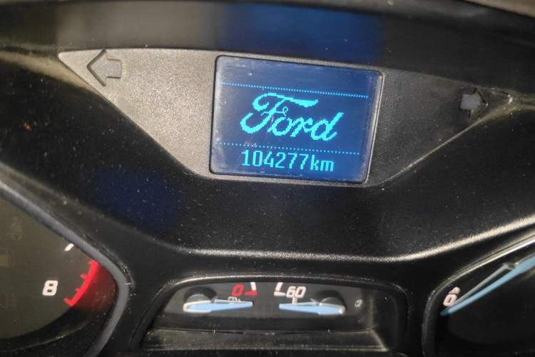 Used Ford Focus 2012 Sedan 1.6L Automatic Prestige Model Odometer Close Up