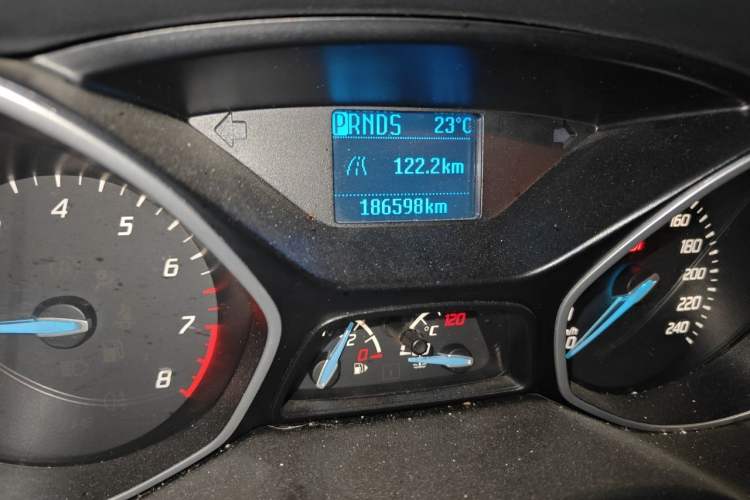 Used Ford Focus 2012 Hatchback 1.6L Automatic Comfort Model Odometer Close Up