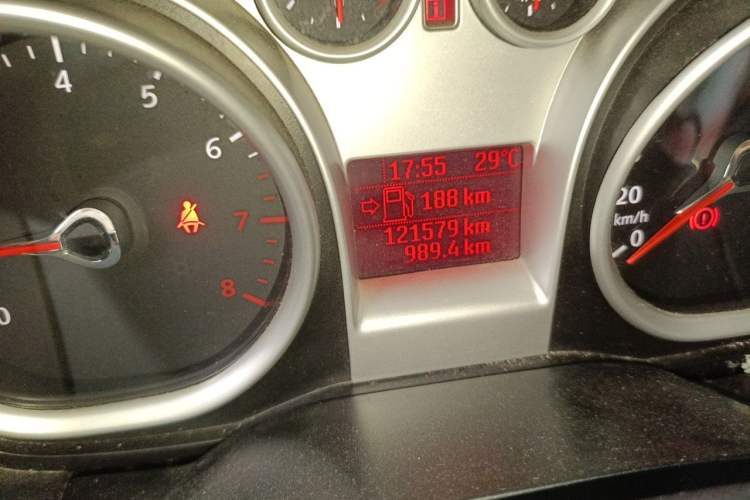 Used Ford Focus 2012 Hatchback Classic 1.8L Automatic Base Model Odometer Close Up