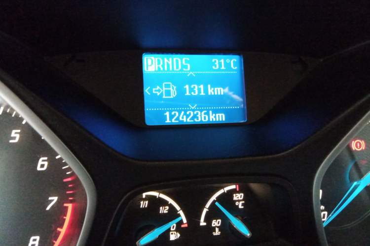 Used Ford Focus 2012 Hatchback 1.6L Automatic Fashion Edition Odometer Close Up