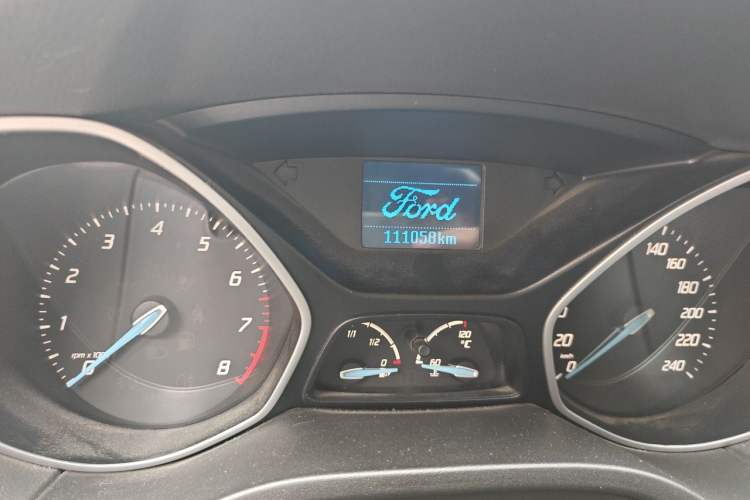Used Ford Focus 2012 Hatchback 1.6L Automatic Comfort Model Odometer Close Up