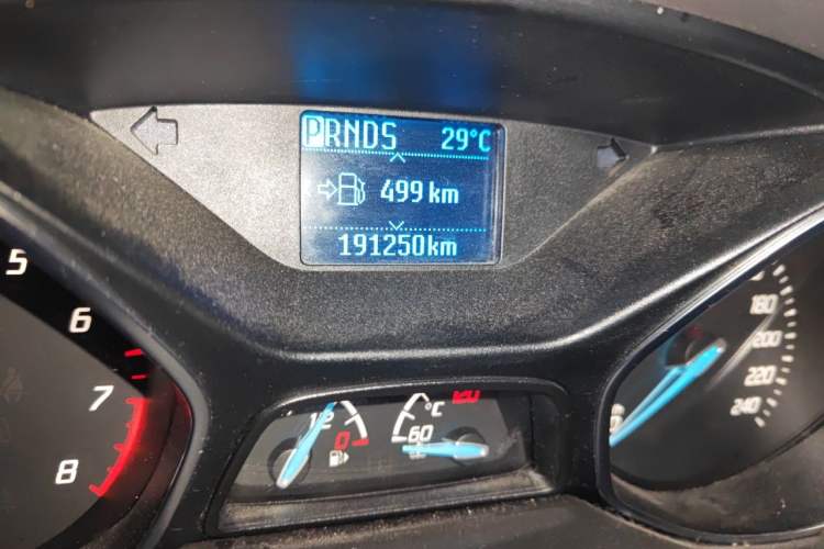 Used Ford Focus 2012 Hatchback 1.6L Automatic Fashion Edition Odometer Close Up