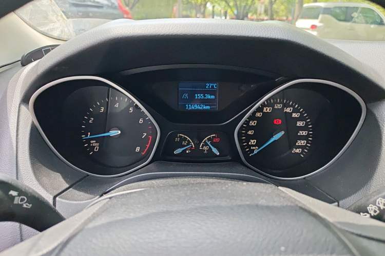 Used Ford Focus 2012 Hatchback 1.6L Manual Comfort Model Odometer Close Up