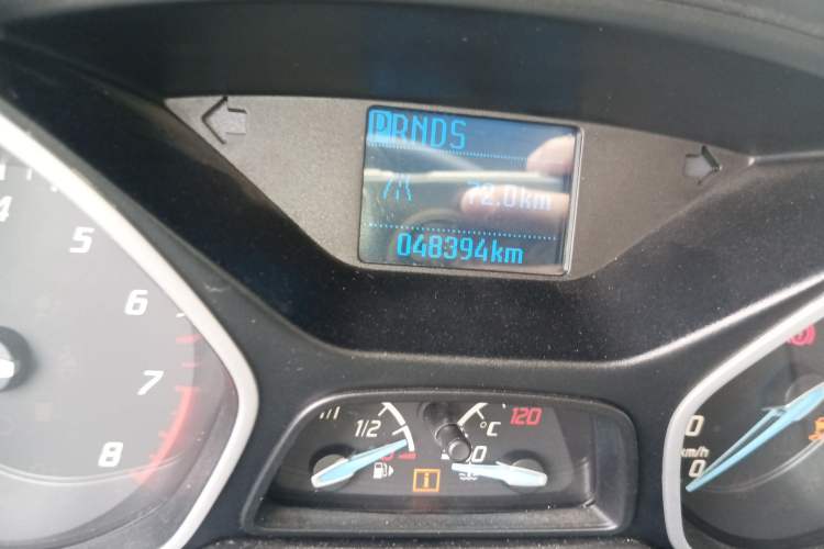 Used Ford Focus 2012 Hatchback 1.6L Automatic Comfort Model Odometer Close Up