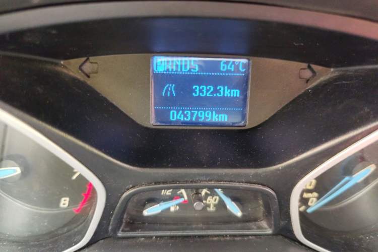 Used Ford Focus 2012 Hatchback 1.6L Automatic Comfort Model Odometer Close Up