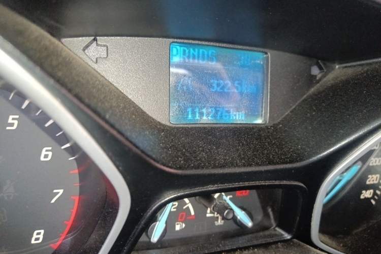 Used Ford Focus 2012 Hatchback 1.6L Automatic Comfort Model Odometer Close Up