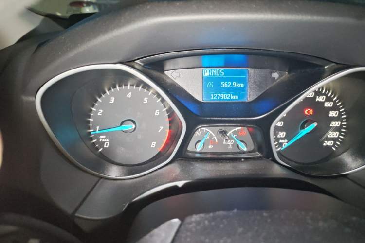 Used Ford Focus 2012 Hatchback 1.6L Automatic Comfort Model Odometer Close Up