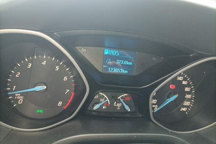 Used Ford Focus 2012 Hatchback 1.6L Automatic Comfort Model Odometer Close Up